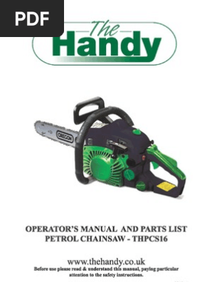 Chainsaw Manual