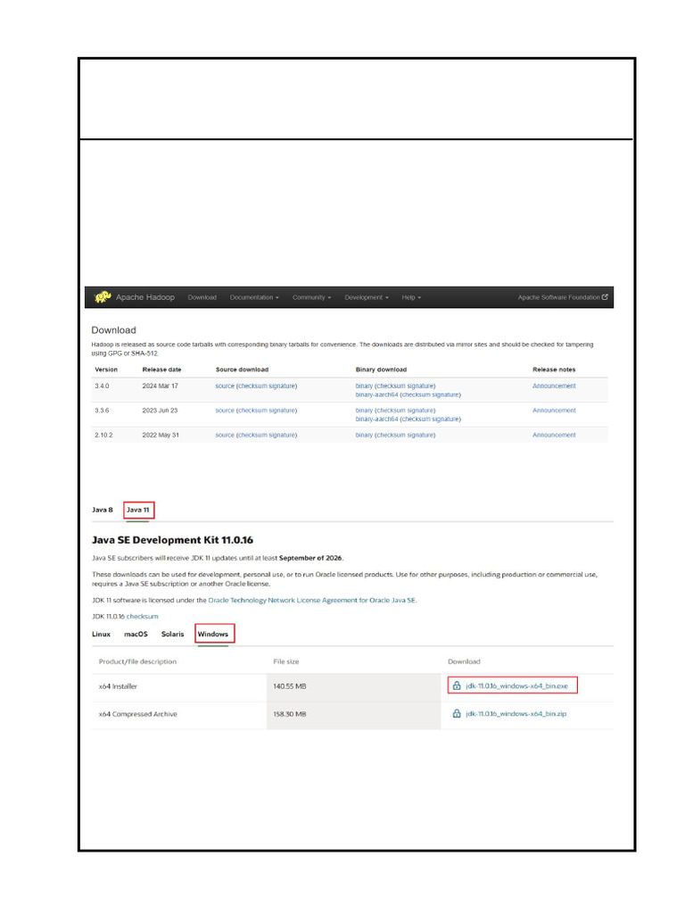 Date: Installaion of Hadoop Framework EX - NO: 01 | PDF