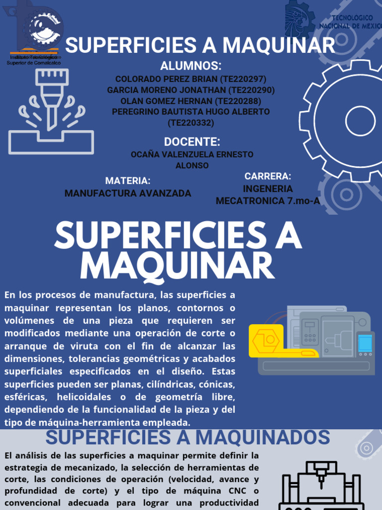 Análisis de Superficies en Manufactura | PDF | Mecanizado | Procesos ...