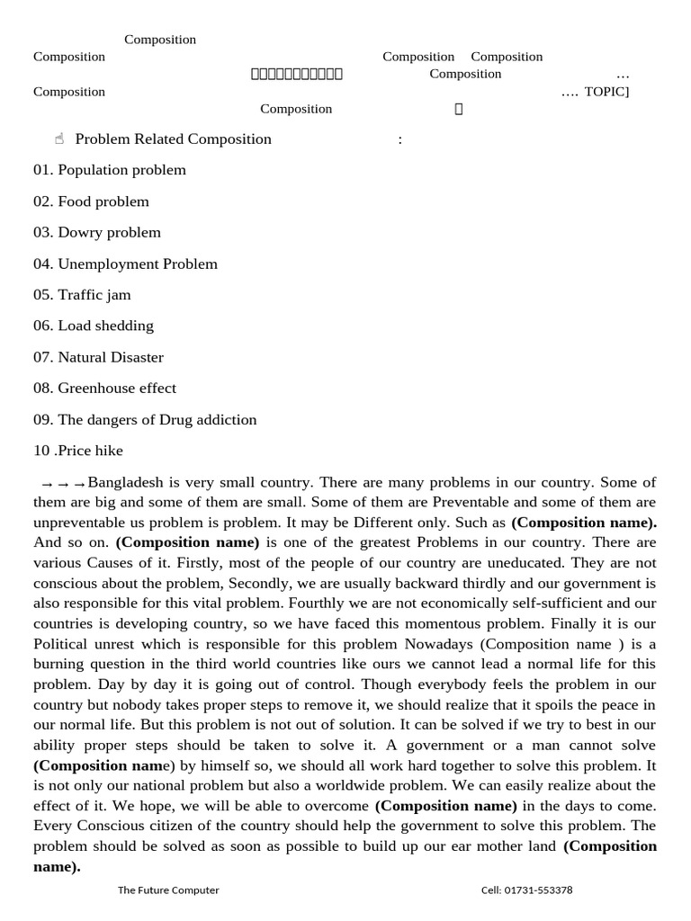 Composition | PDF