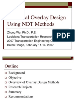 Structural Overlay Design Using NDT Methods