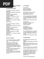 Cantos para adoração ao Santíssimo Sacramento