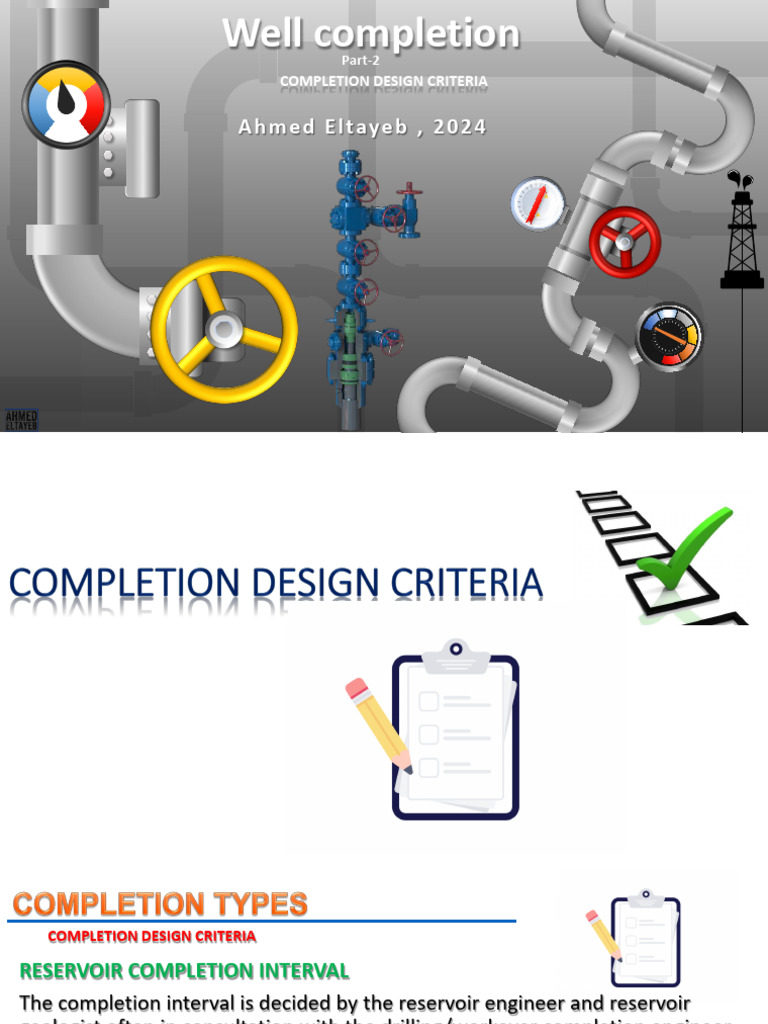Reservoir Completion Design Criteria | PDF | Casing (Borehole) | Pipe ...