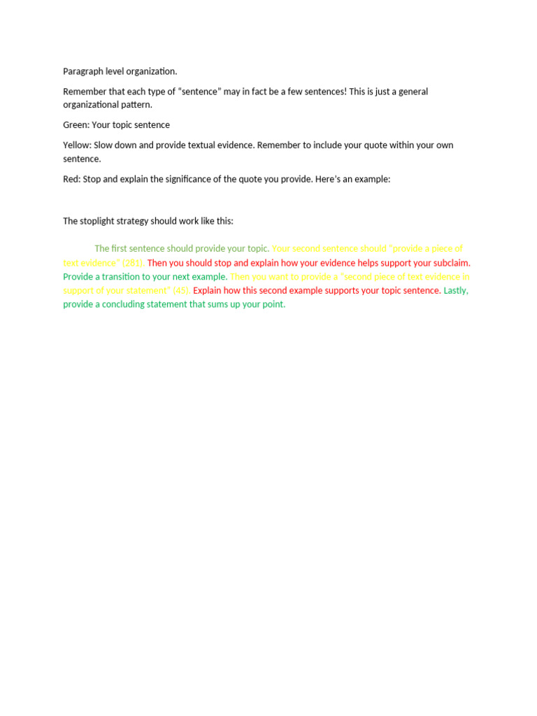 Effective Paragraph Structure Guide | PDF