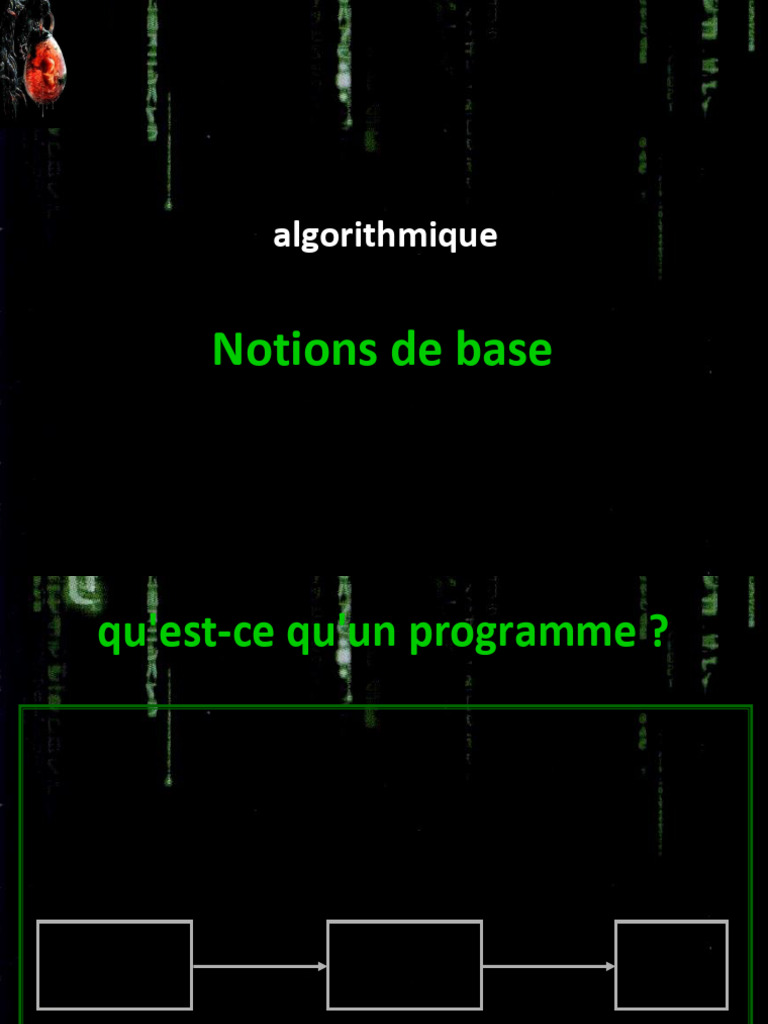 Introduction à l'algorithmique et programmation | PDF | Programme ...