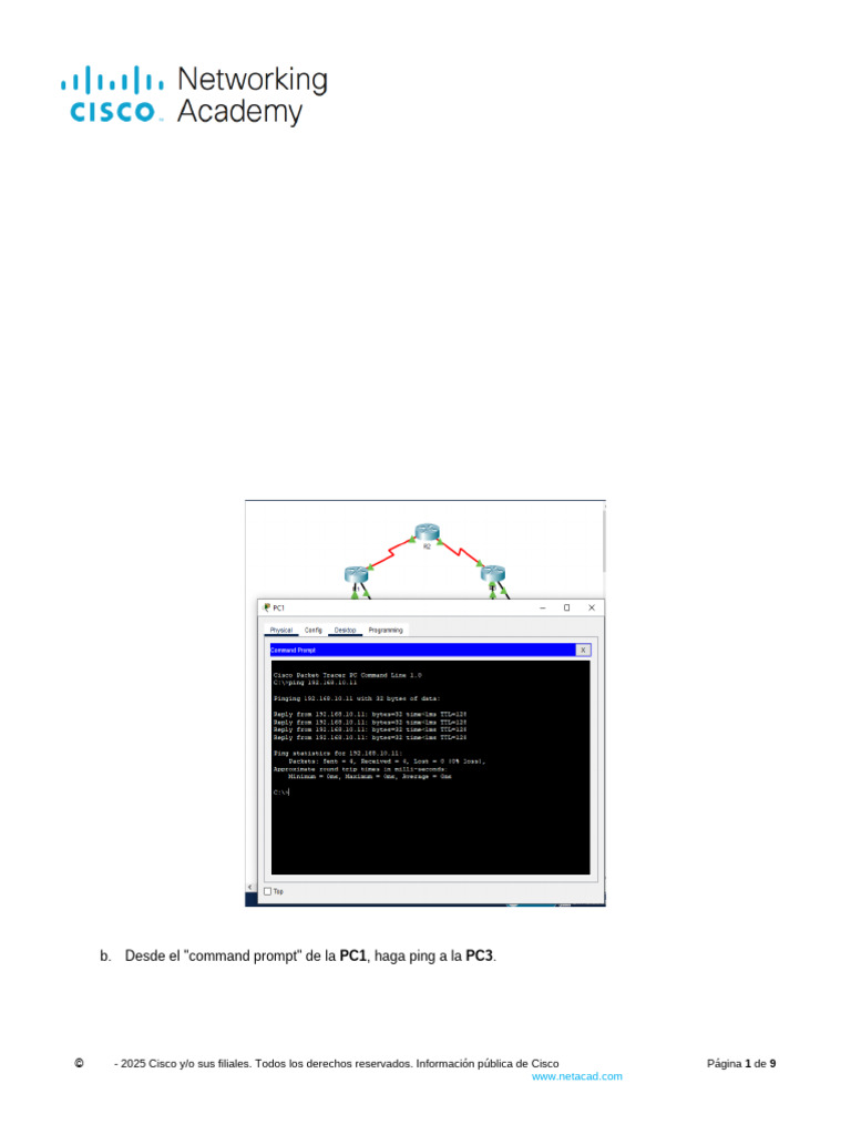 12.3.4 Packet Tracer - ACL Demonstration - ILM | PDF | Red de ...