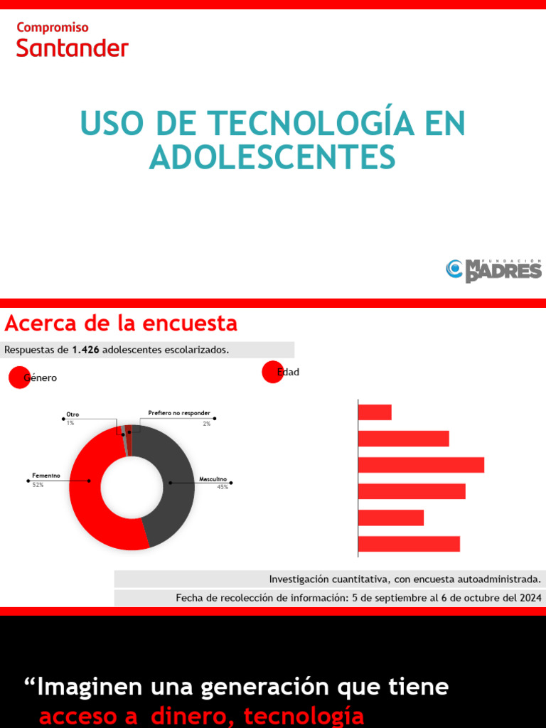 Impacto de la Tecnología en Adolescentes | PDF | Adolescencia