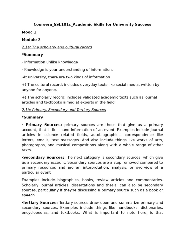 Understanding Academic Information Sources | PDF | Plagiarism ...
