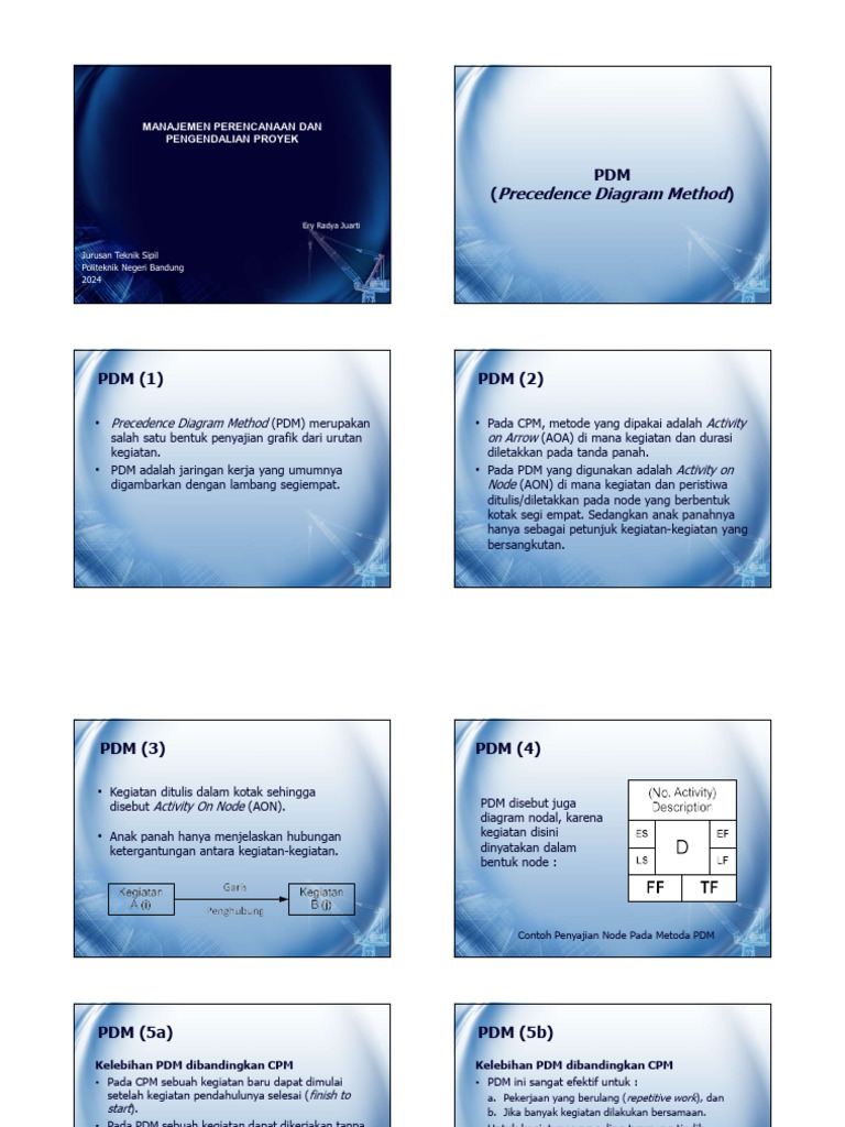 Metode PDM dalam Manajemen Proyek | PDF