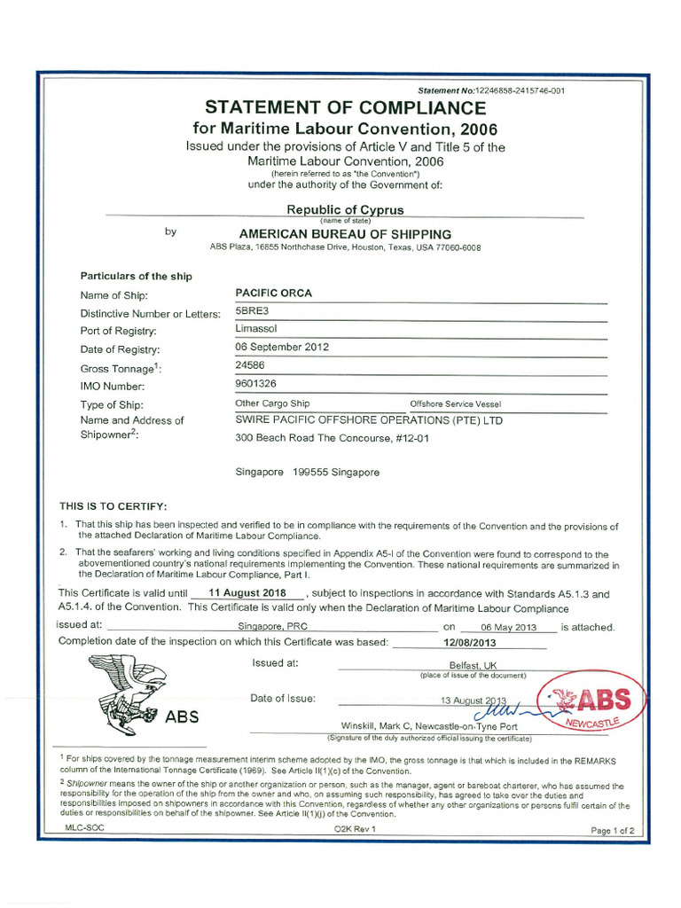 MLC Certificates Actual | PDF