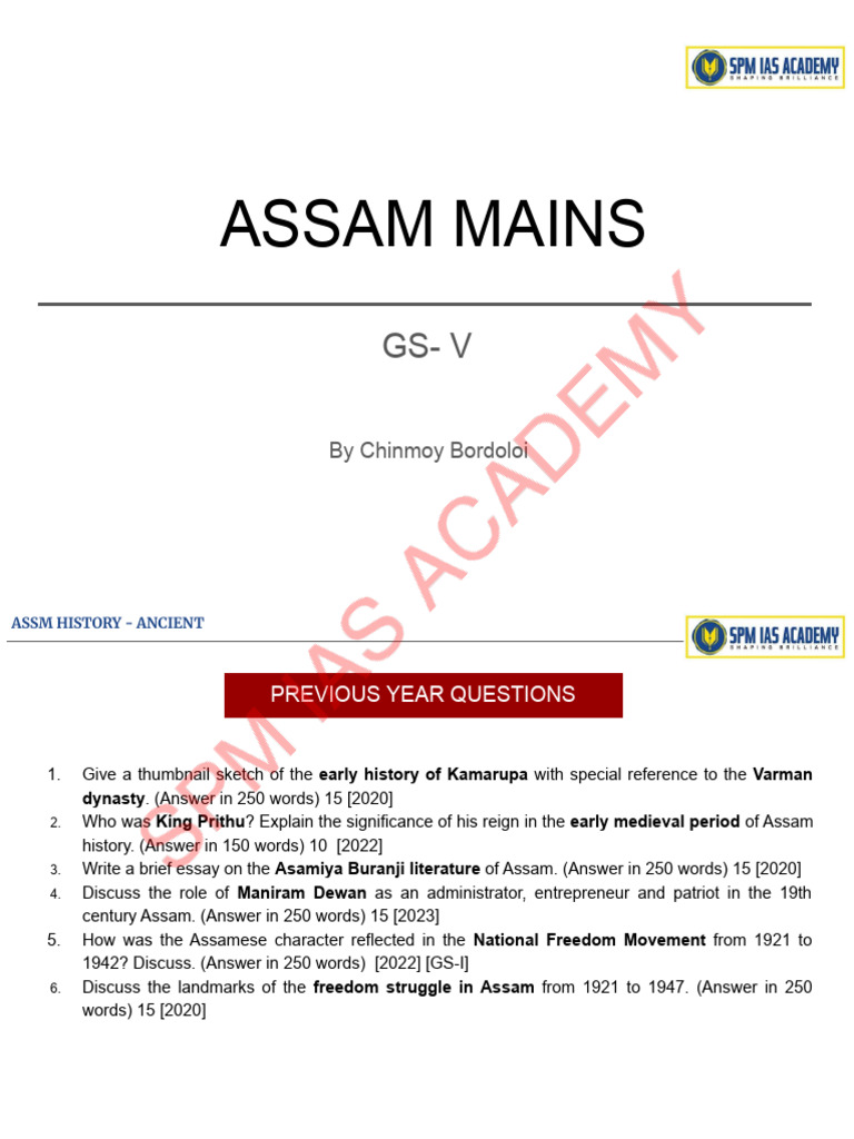 Ancient Assam History Overview | PDF | Hindu Deities | Mahabharata