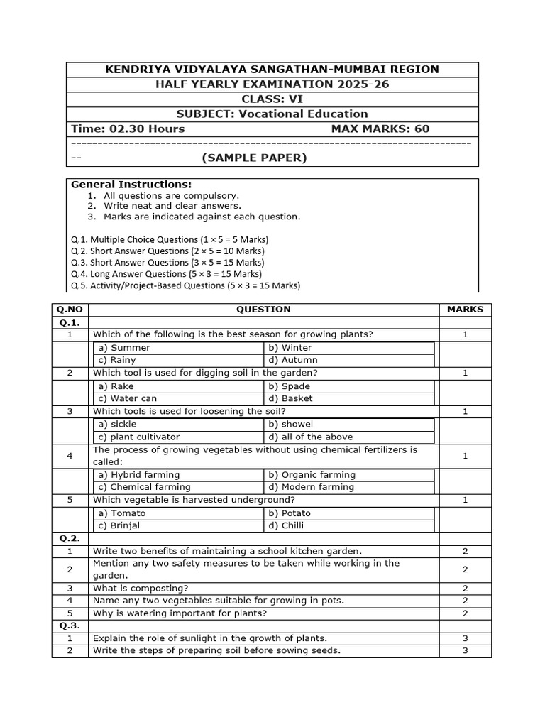 class-vi-vocational-education-exam-paper-pdf-sowing-agriculture