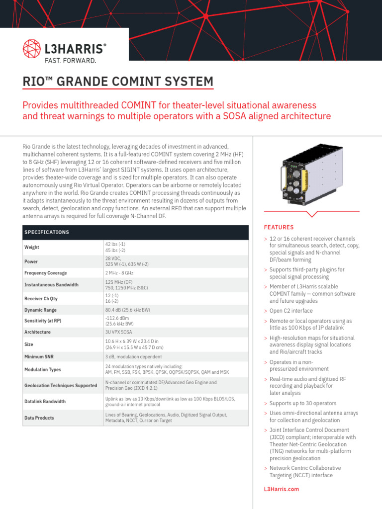 Theater-Level COMINT System Overview | PDF | Signals Intelligence ...