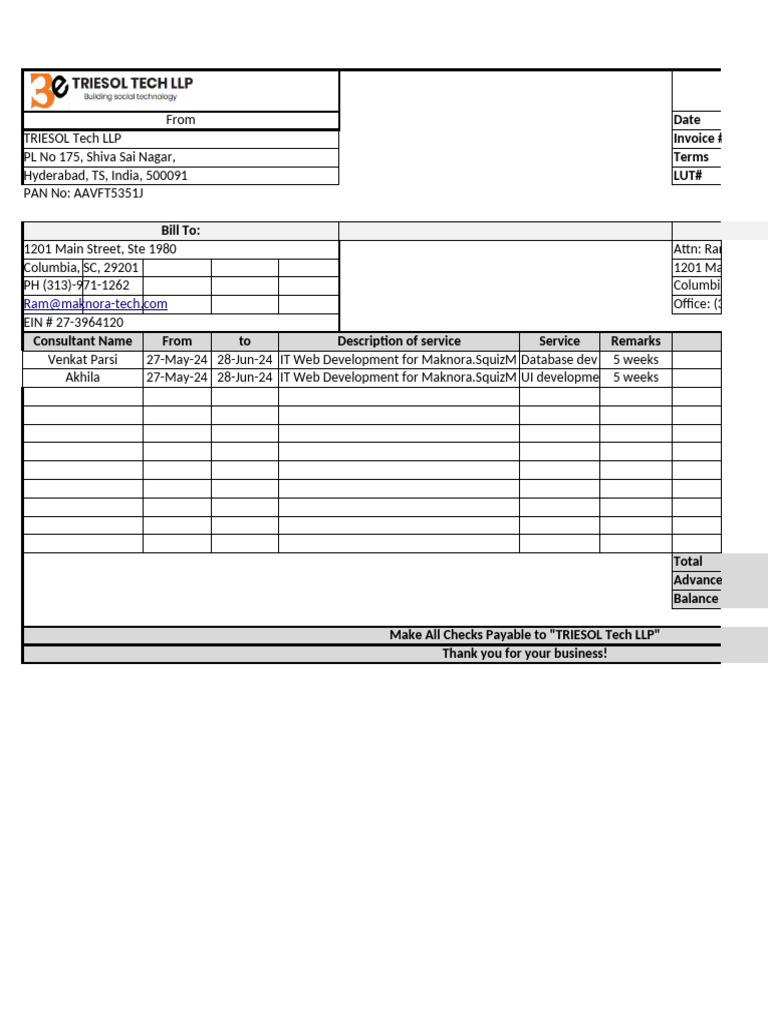 Tr004 Invoice Jul2k4 Webdev - Inr | PDF