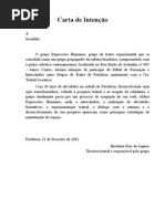 Carta de intenções