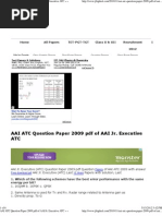 Download AAI ATC Question Paper 2009 PDF of AAI Jr by apullareddy SN93398579 doc pdf