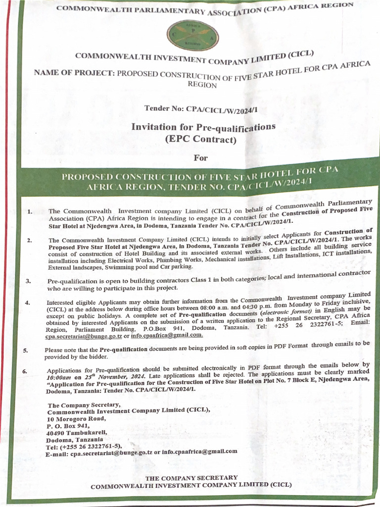 Pre-Qualification (EPC Contract) | PDF