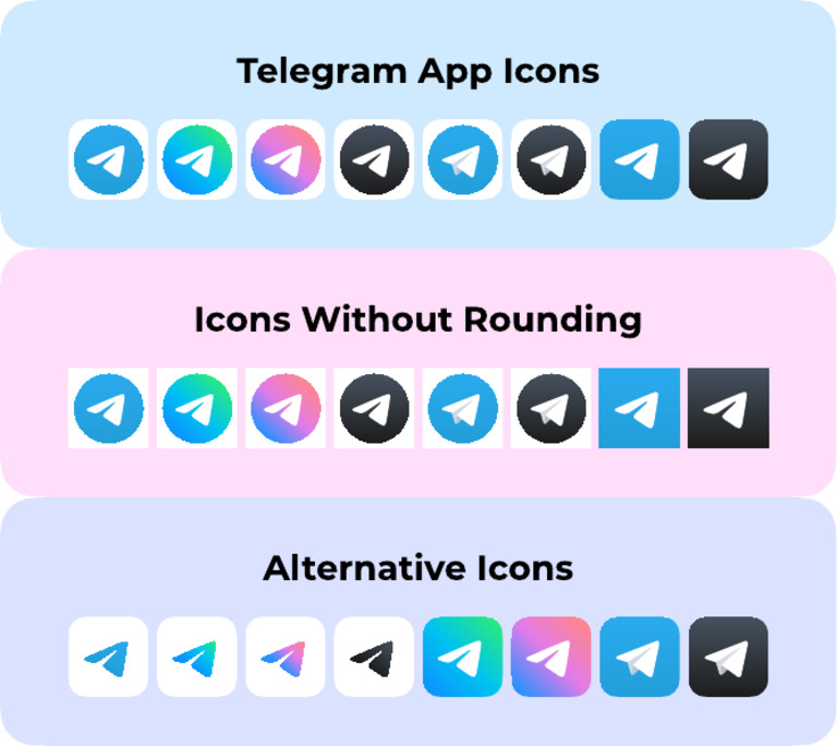 Telegram App Icons (Community) | PDF