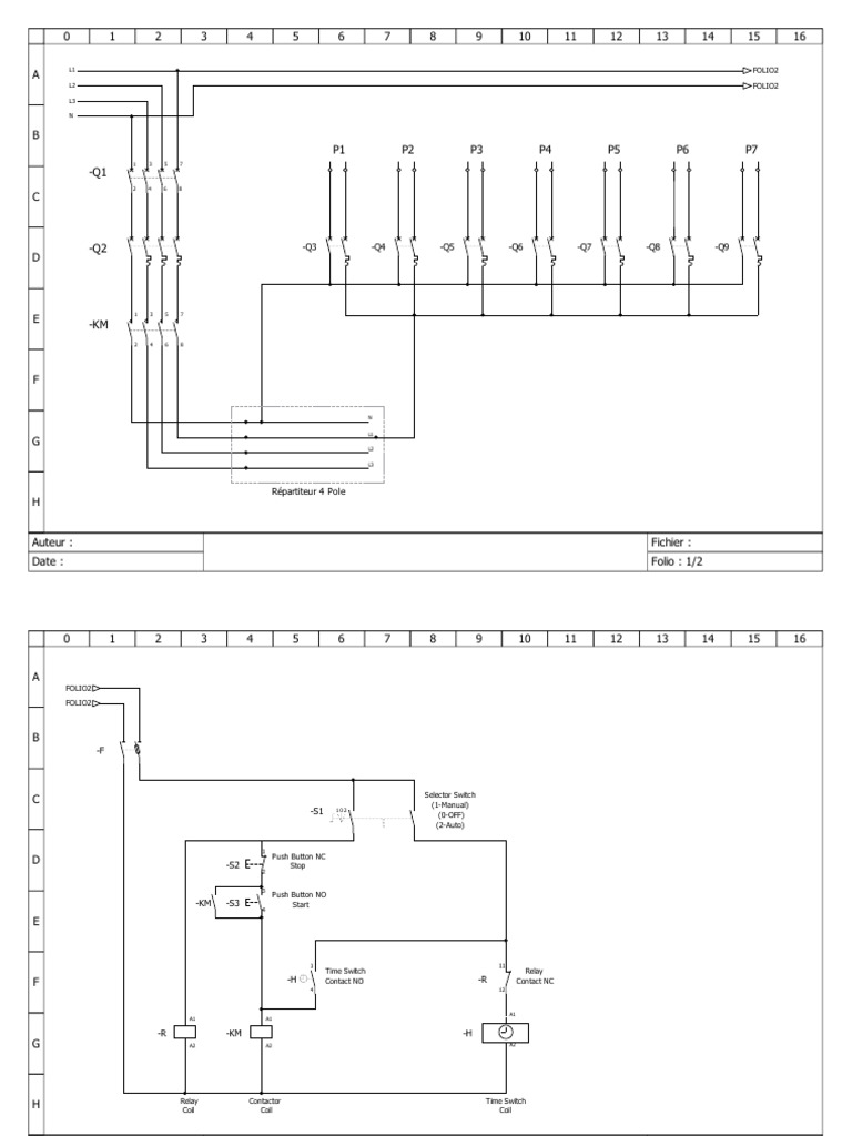 Schéma de Répartition Électrique | PDF