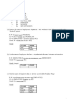 Solution of 7.18: Pname 'Productx' Pnumber Pno SSN Essn Hours 10 Fname, Lname Dno 5