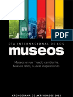 Cronograma Día Internacional de Los Museos - Perú 2012
