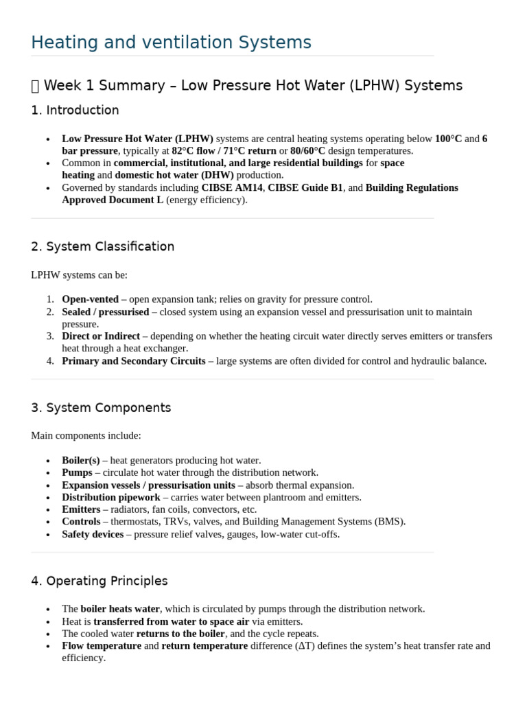Low Pressure Hot Water Systems Overview | PDF | Water Heating | Boiler