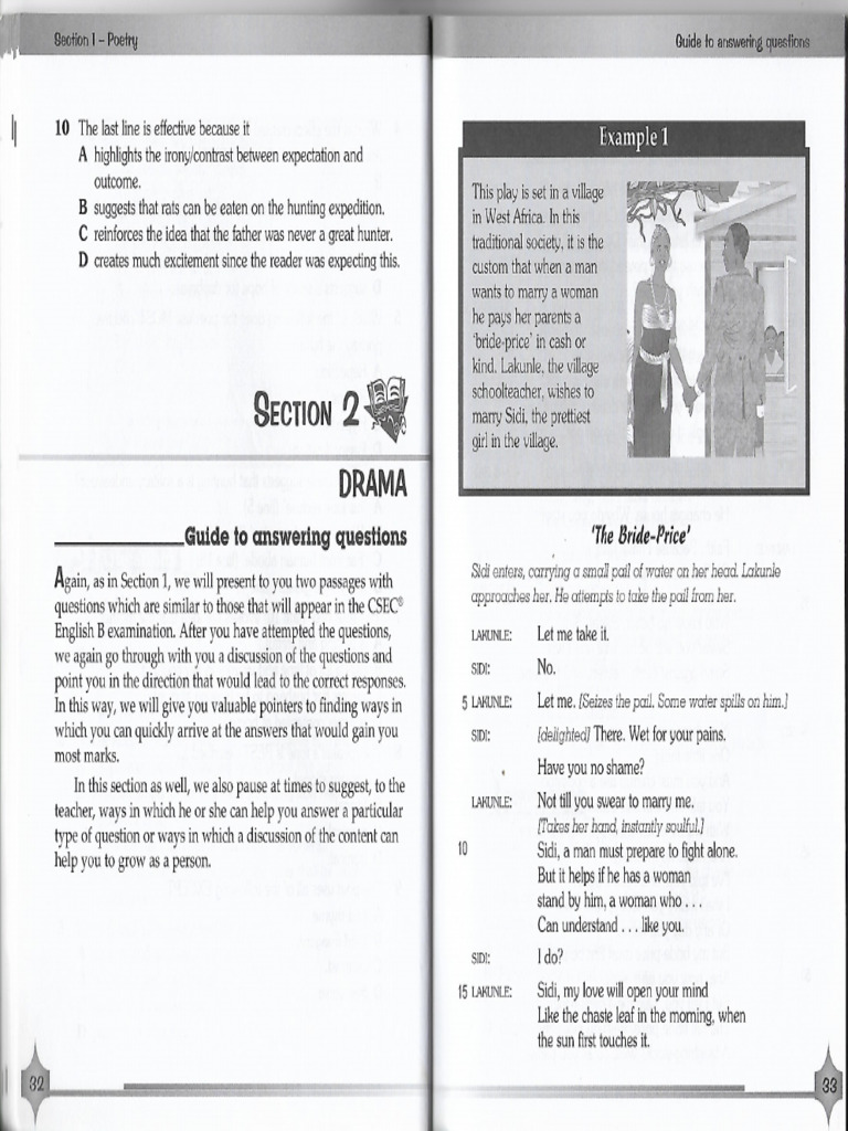 The Bride Price Drama Extract English B | PDF