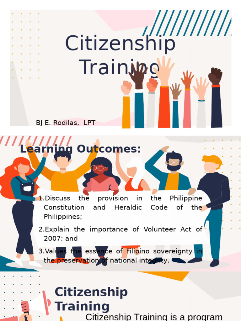 Lesson 02 Citizenship Training | PDF | Volunteering | Government