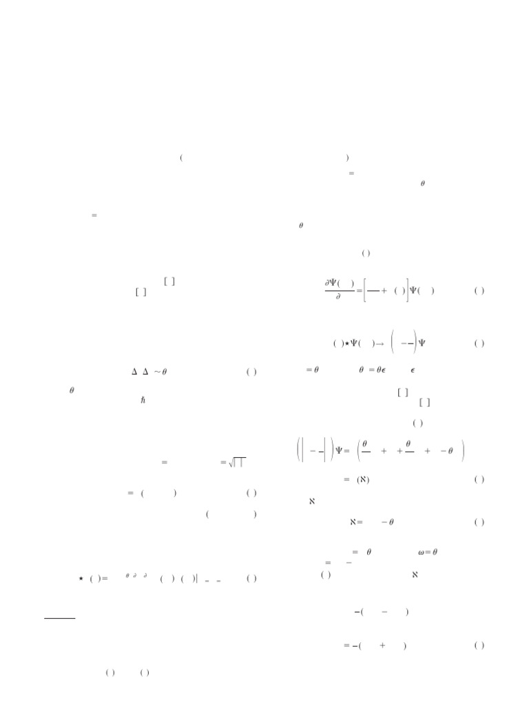 Noncommutative Quantum Mechanics in 2D | PDF | Hamiltonian (Quantum ...