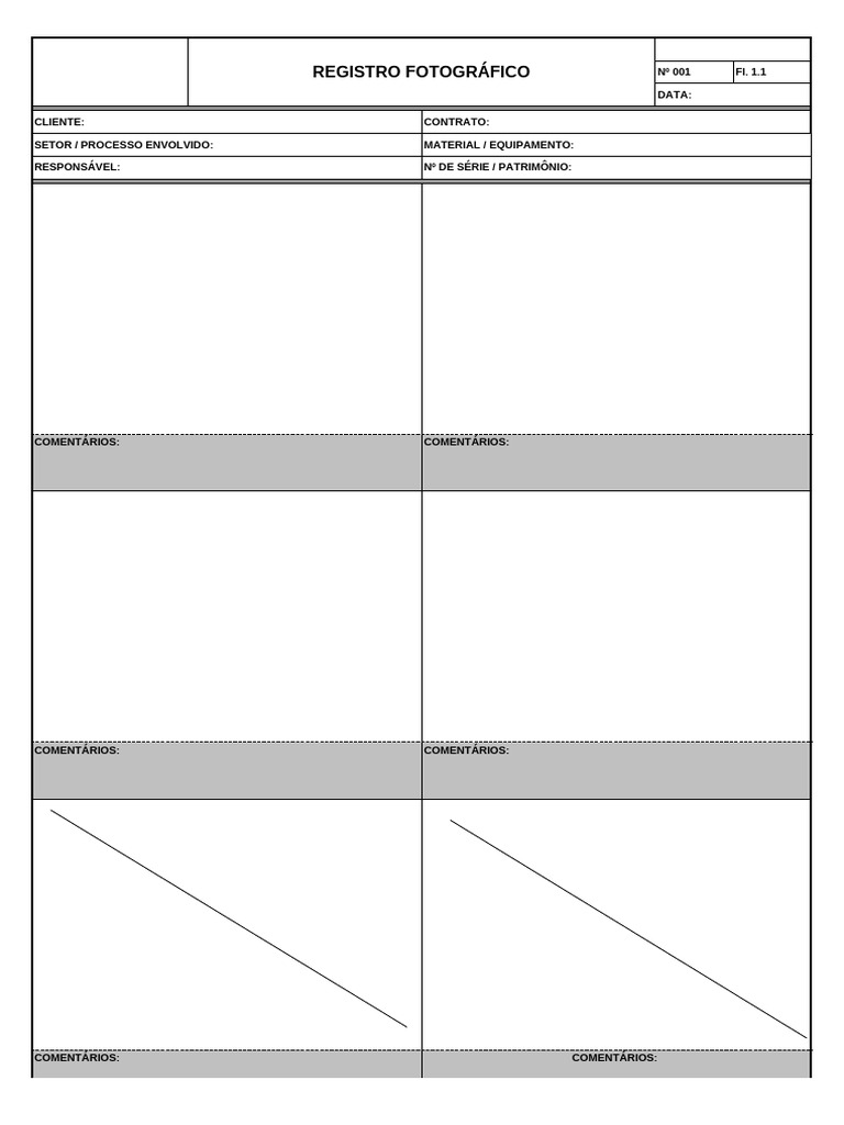Registro Fotográfico SGI - Formulário 011 | PDF