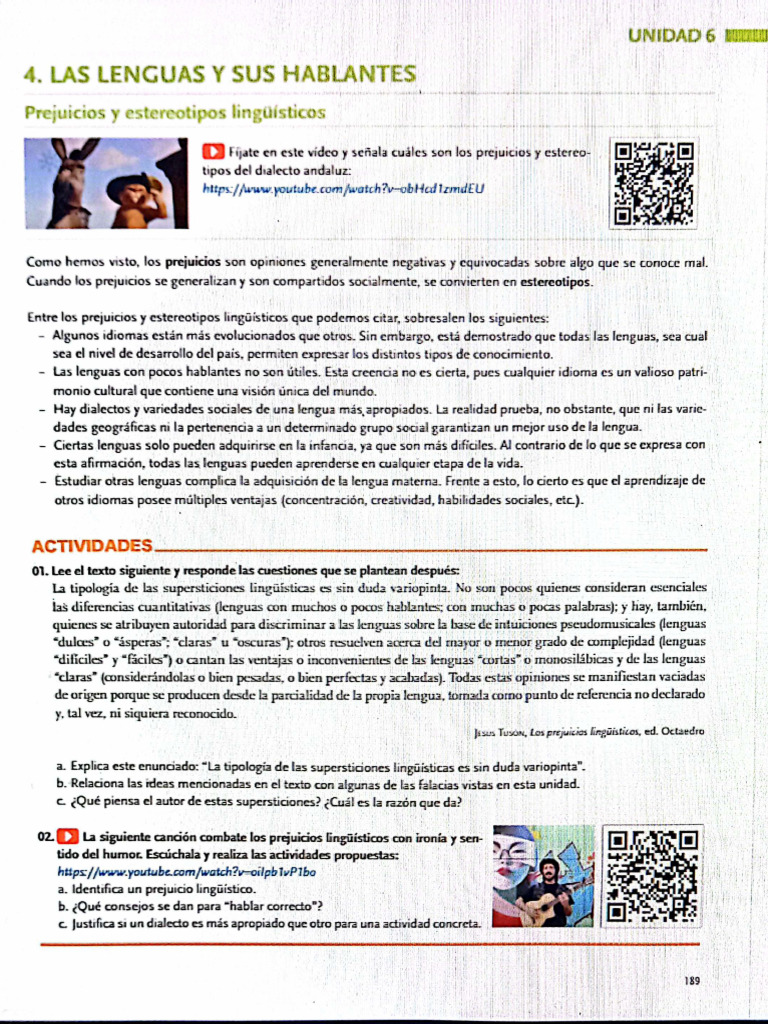 Prejuicios y Estereotipos Lingüísticos - Cropped | PDF