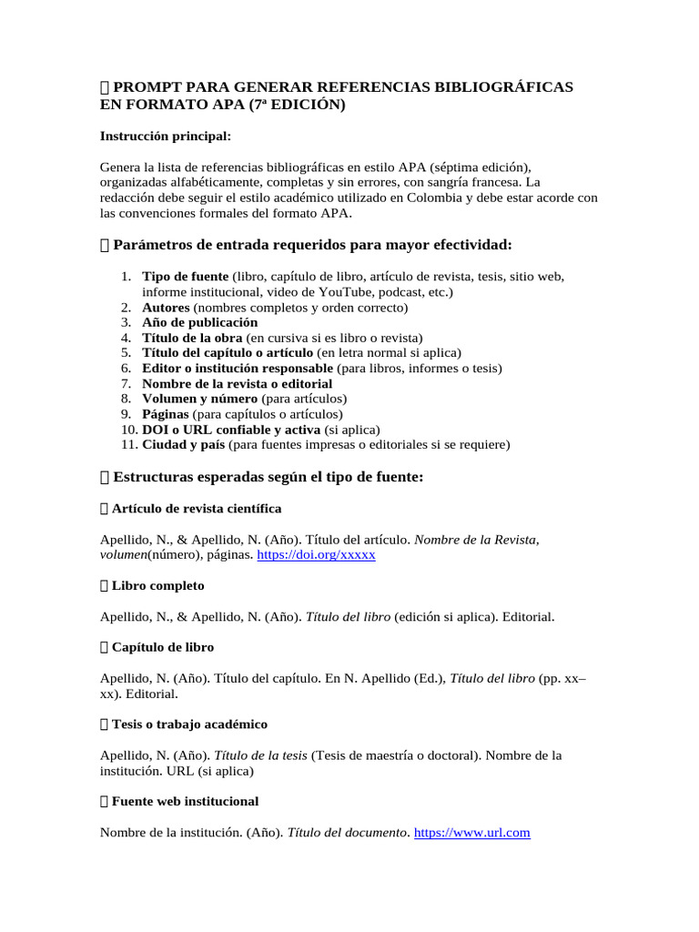Normas APA para Referencias Bibliográficas | PDF | Estilo apa | Citación