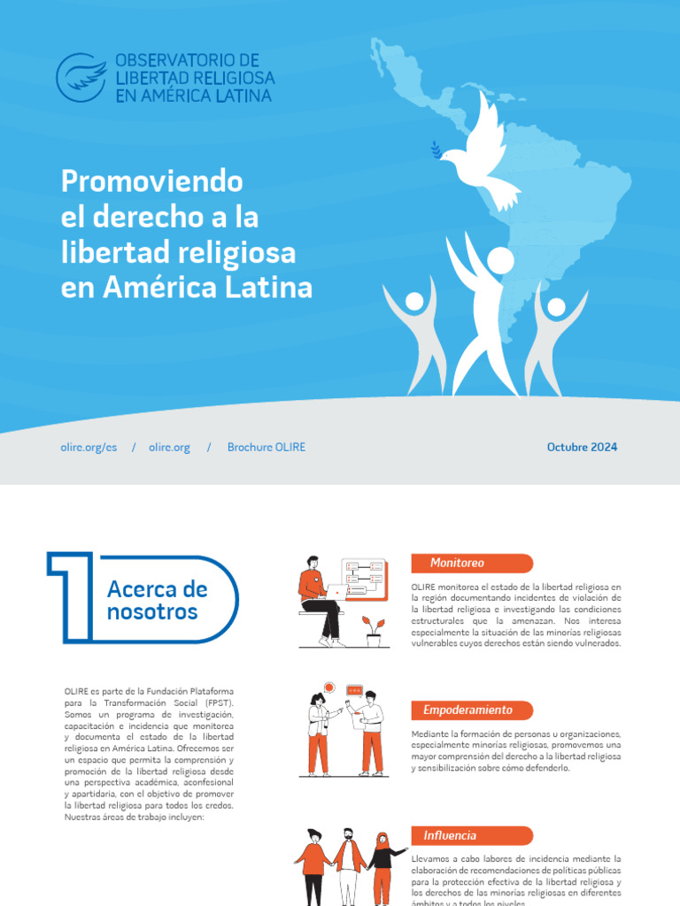 Brochure Olire Informativo Español | PDF | Libertad de religión ...