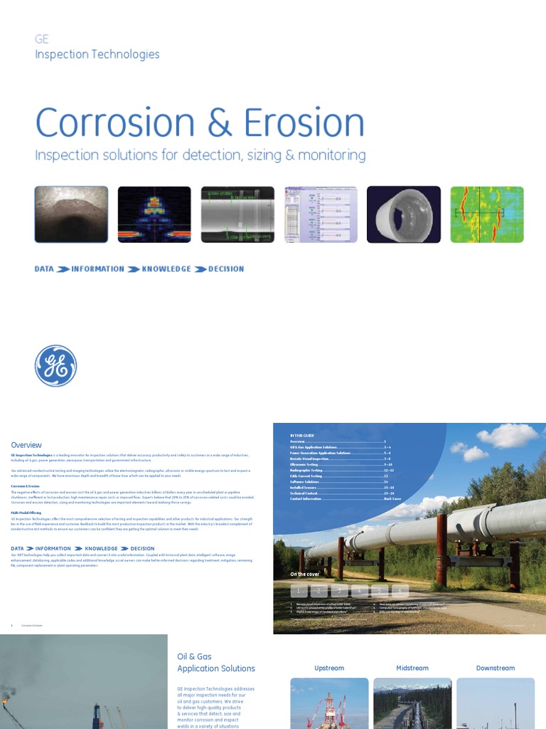 Corrosion & Erosion: Inspection Solutions For Detection, Sizing ...