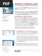 Windows 7: Essential Guide: A Few Tips For Getting Up-to-Speed With Microsoft's Operating System