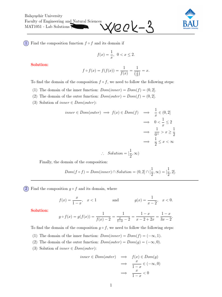Week-4 | PDF | Function (Mathematics) | Mathematical Analysis