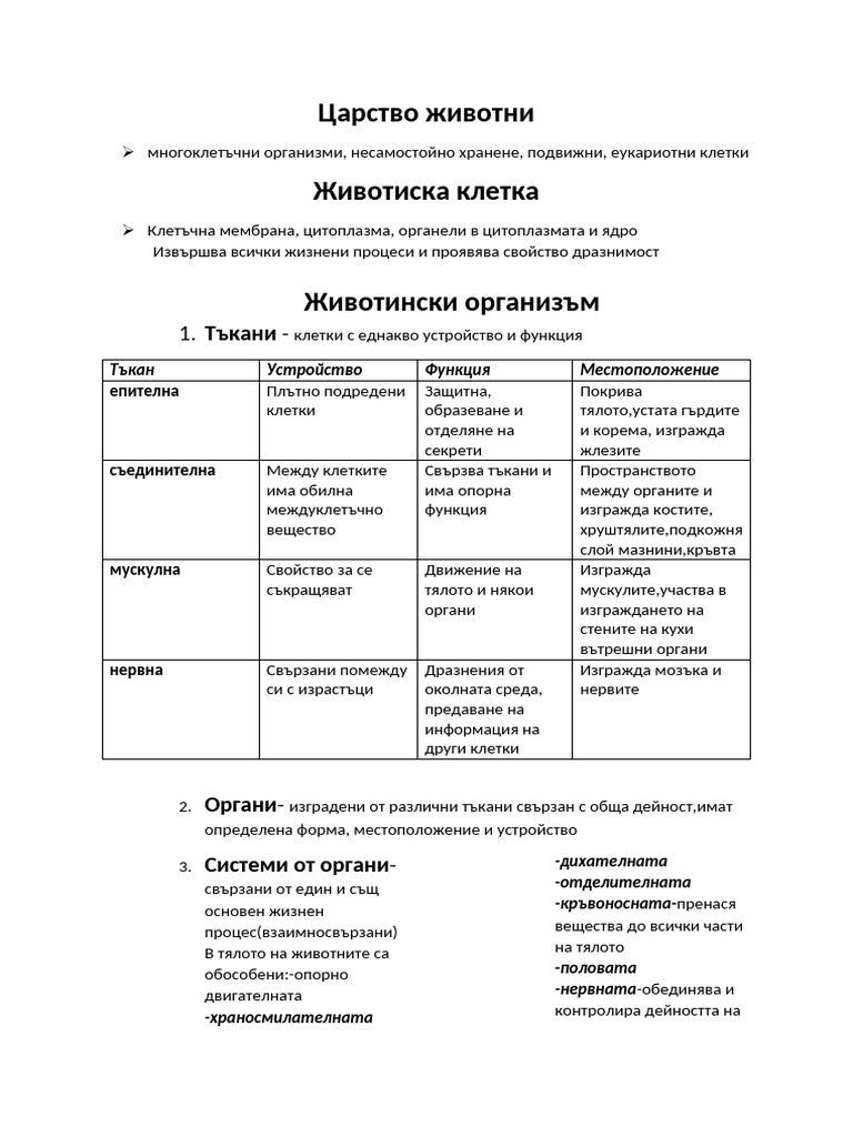 Carstvo Jivotni | PDF