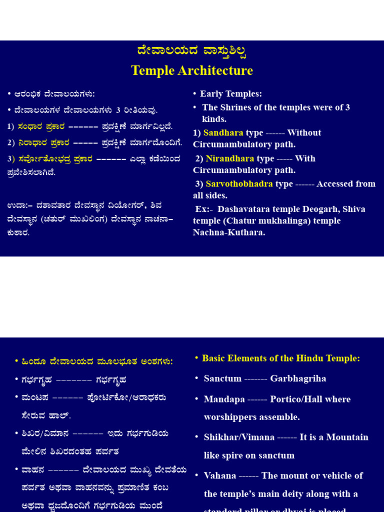 Temple Architecture Styles Overview | PDF