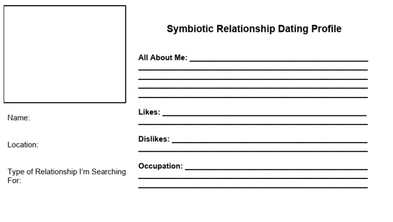 Dating Profile Template | PDF