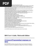 IBM User's Guide, Thirteenth Edition: 13 General Programming Languages On MVS