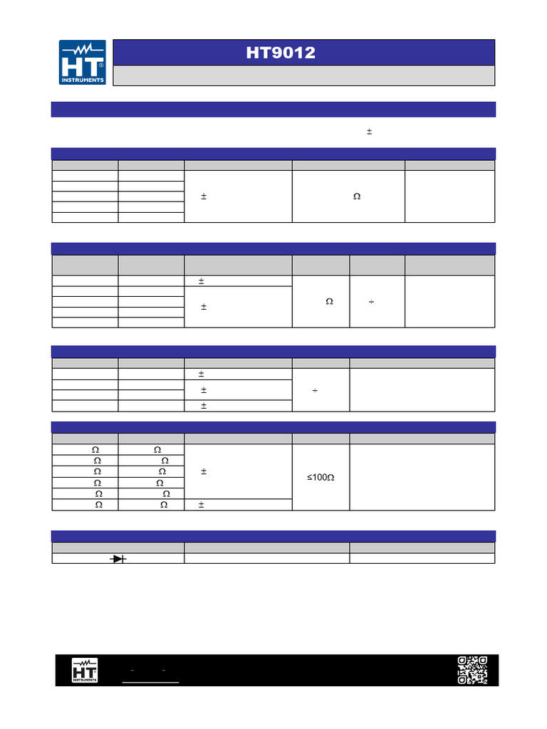 Ficha Tecnica Pinza ht9012 | PDF | Electrical Engineering | Electronics