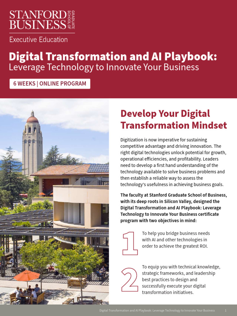 Digital Transformation & AI Playbook | PDF | Artificial Intelligence ...