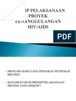 Prinsip Pelaksanaan Proyek Penanggulangan Hiv