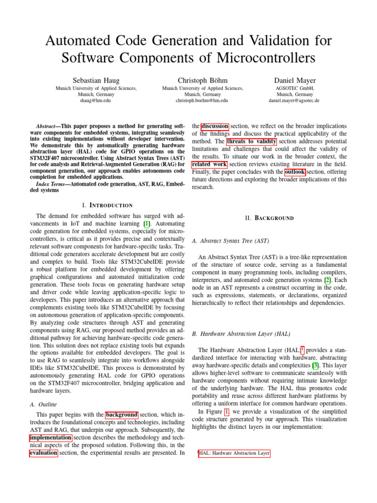 Automated HAL Code Generation for STM32F407 | PDF | Embedded System ...