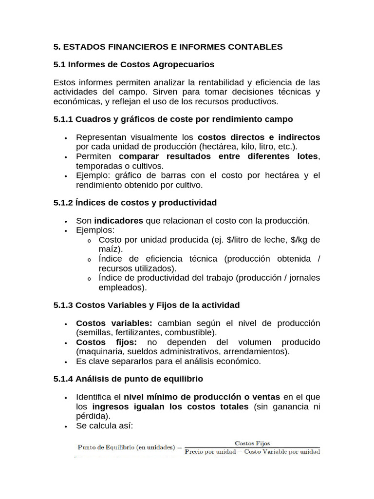 Informes Contables y Estados Financieros | PDF | Ciencias económicas ...