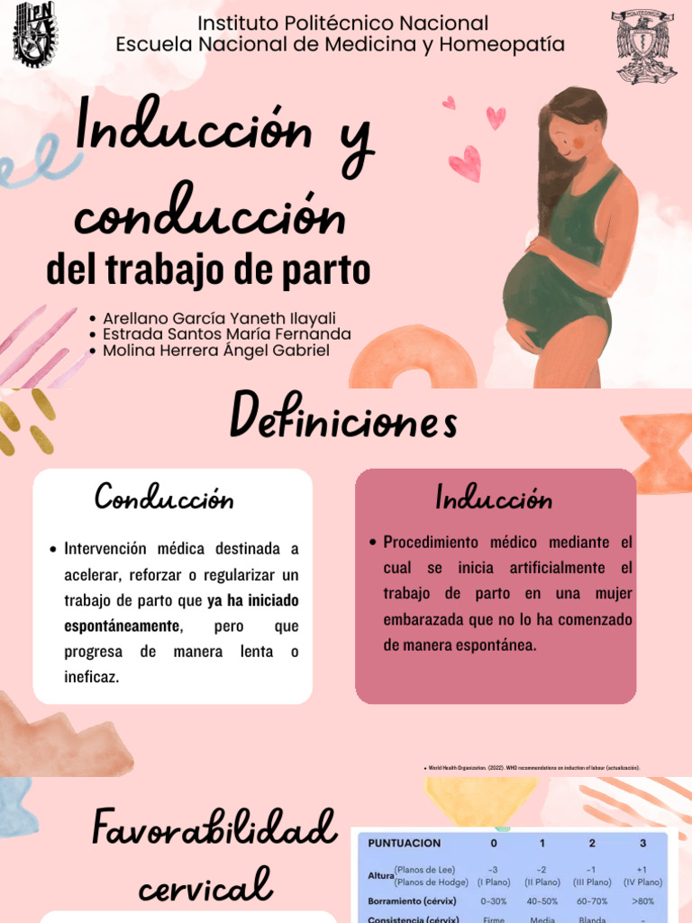 Inducción y conducción del parto: Guía médica | PDF | Parto | Embarazo ...