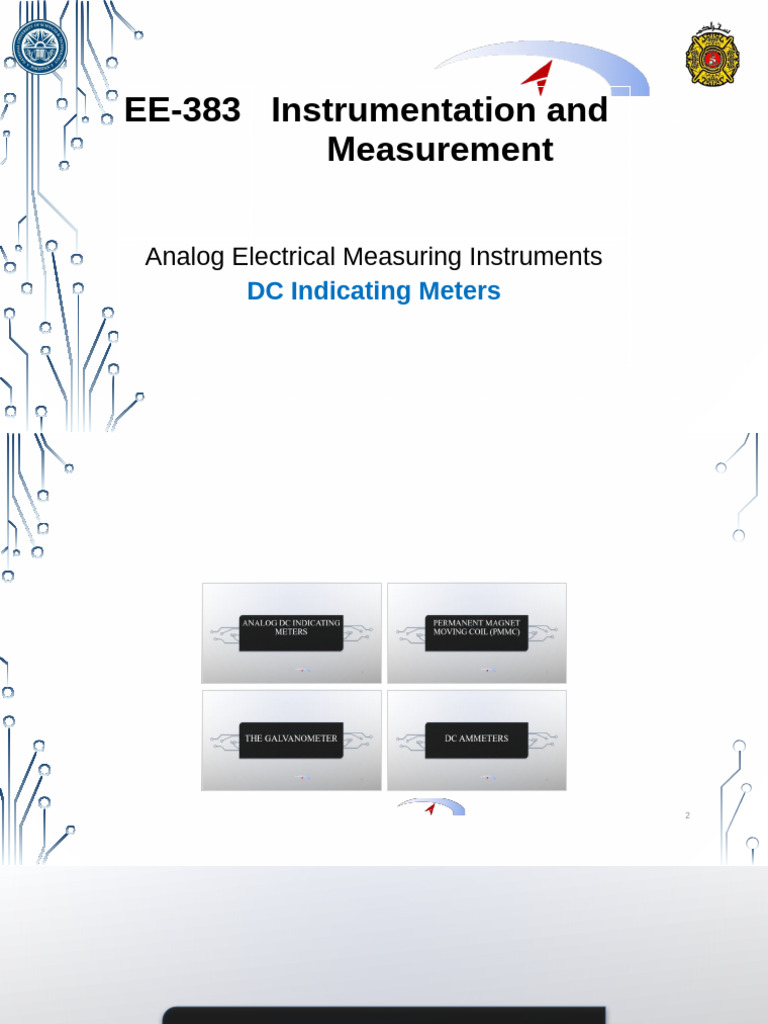 3 - Ee-383 Im DC Meters | PDF | Physical Phenomena | Quantity