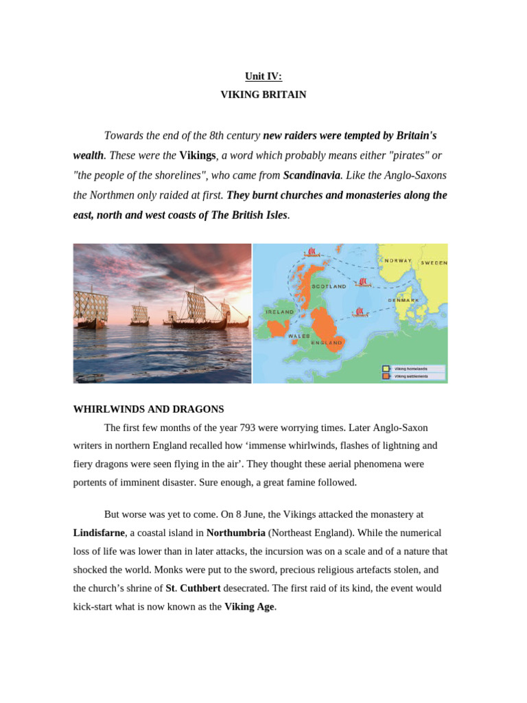 Viking Raids: The Lindisfarne Attack | PDF | Vikings | Middle Ages