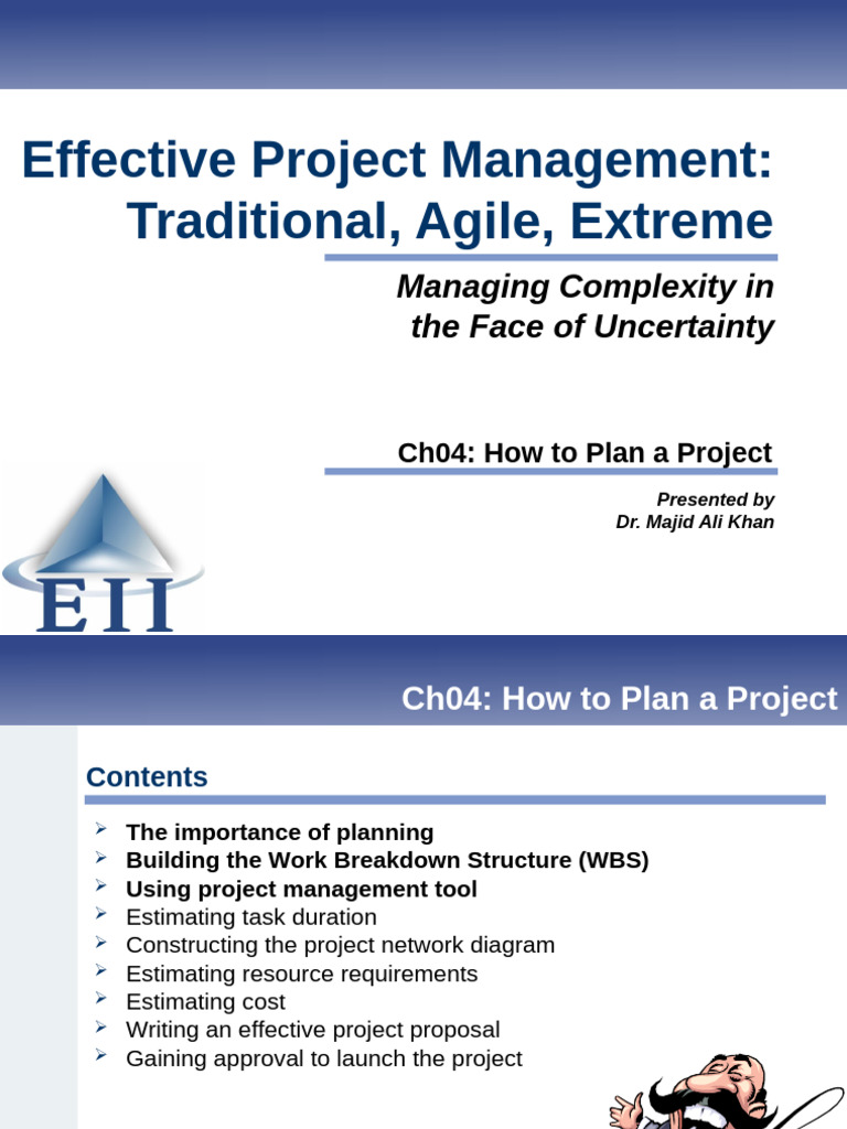 Chapter4 - How To Plan A Project | PDF | Net Present Value | Financial ...