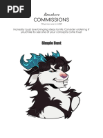 Art Commission Price Sheet 2025 | PDF